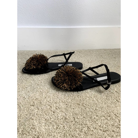 Zara Pom Pom Sandals - Picture 5 of 6